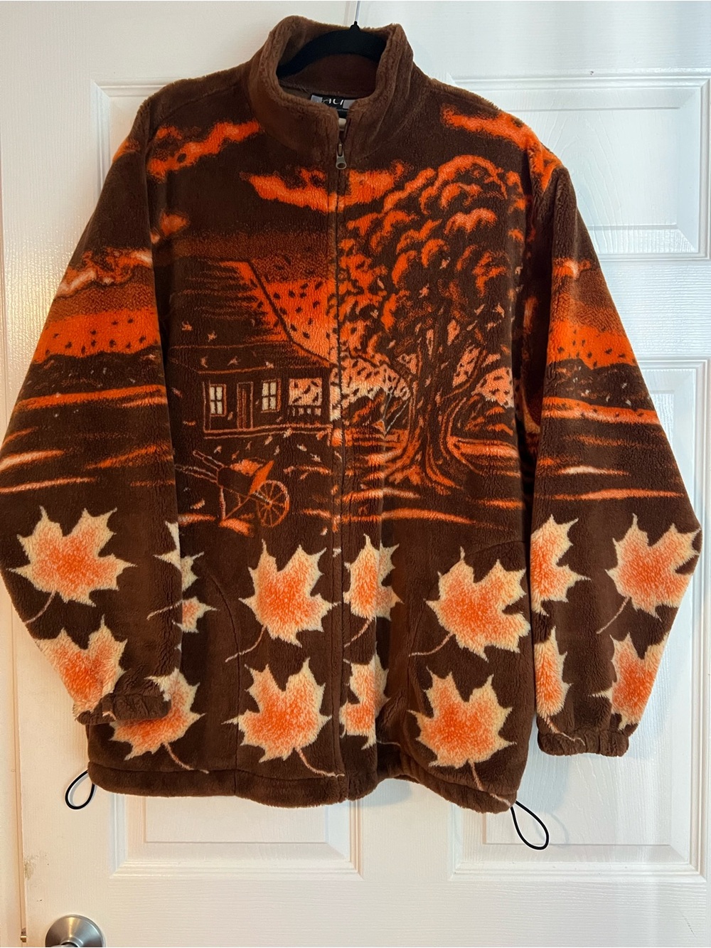 Art Unlimited Vintage Fall Fleece Jacket